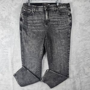 Torrid Sky High Skinny Jeans Womens Size 18S Super Stretch Denim Black